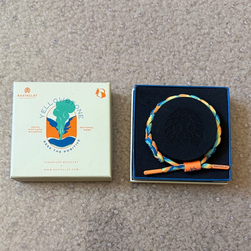 Rastaclat Yellowstone Signature Bracelet - Blue and Orange